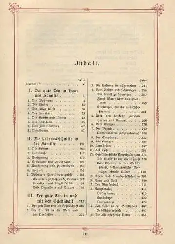 Deutsches Kaiserreich Mode Kultur Sitten Geschichte Familie Knigge Buch 1896