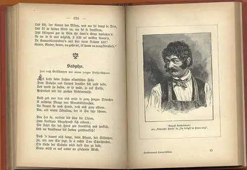 Theater Bühne Humor Kaberett Parodien Fritz Reuter von August Junkermann 1899