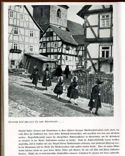 Hessen Schwalm Bauern Trachten Foto Bildband Heimat Buch 1930
