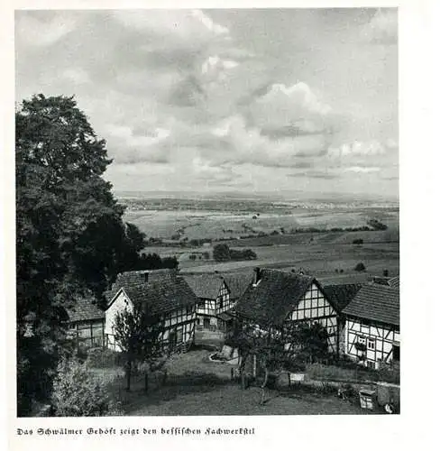 Hessen Schwalm Bauern Trachten Foto Bildband Heimat Buch 1930