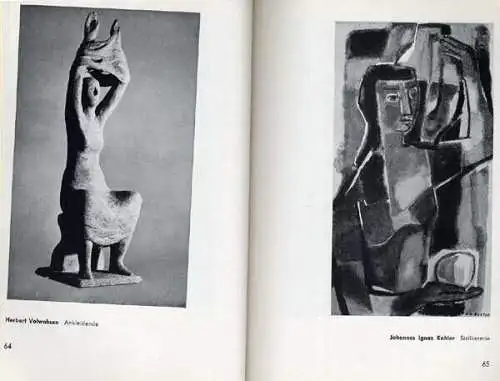 Bayern München Malerei Plastik Haus der Kunst Ausstellung Katalog 1955