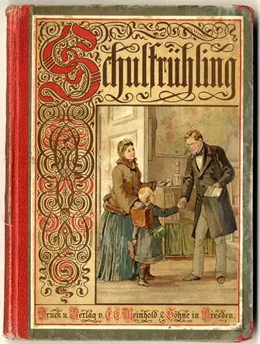 Deutsches Reich Schule Geschichten für Kinder illustriertes Lesebuch 1905