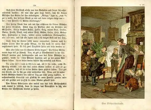 Deutsches Reich Schule Geschichten für Kinder illustriertes Lesebuch 1905