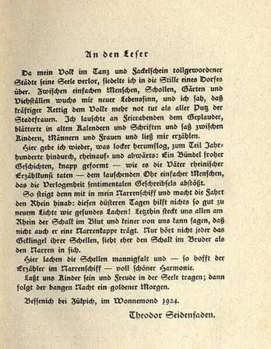 Literatur Rhein Köln Mittelalter Schwänke Rheinisches Narrenschiff Buch 1924