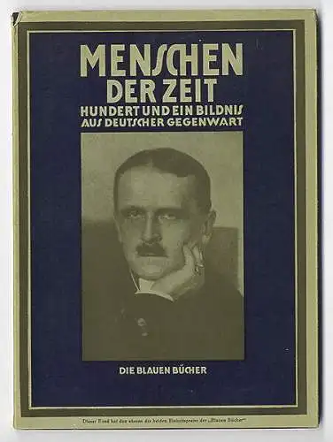 100 Berühmte Deutsche Junkers Mann Adenauer Weber Kokoschka Foto Bildband 1930