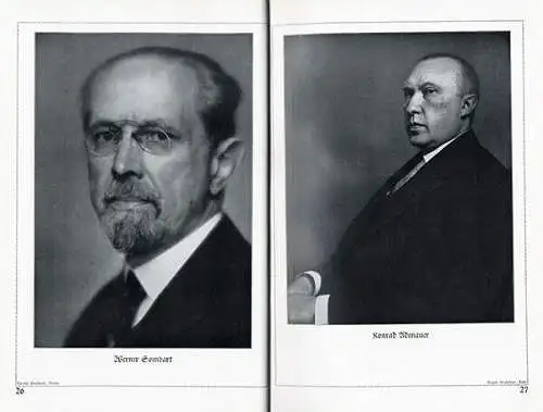 100 Berühmte Deutsche Junkers Mann Adenauer Weber Kokoschka Foto Bildband 1930