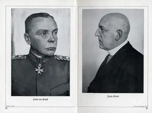 100 Berühmte Deutsche Junkers Mann Adenauer Weber Kokoschka Foto Bildband 1930