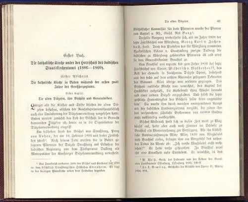 Großherzogtum Baden Kulturkampf Politik Katholische Kirche Geschichte Buch 1908