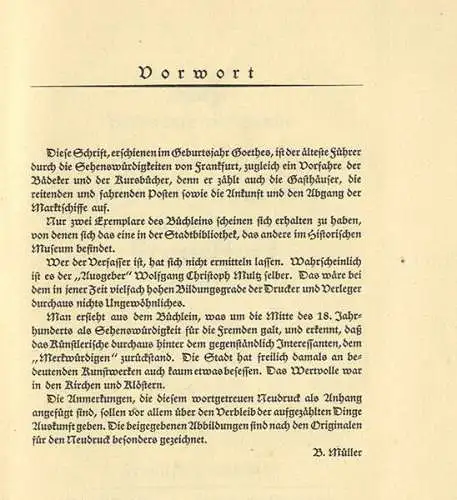Hessen Frankfurt Main Stadt Geschichte Denkmal Sehenswürdigkeiten Buch 1749