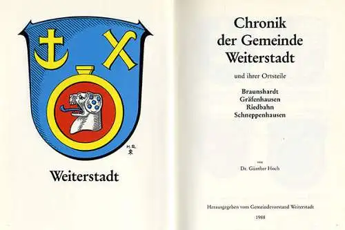 Hessen Darmstadt Weiterstadt Braushardt Riedbahn Geschichte Chronik 1988