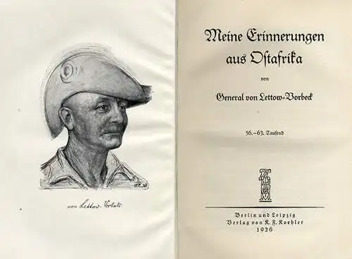 Kolonien Deutsch Ost Afrika Lettow Vorbeck Weltkrieg Feldzug 1914-1918