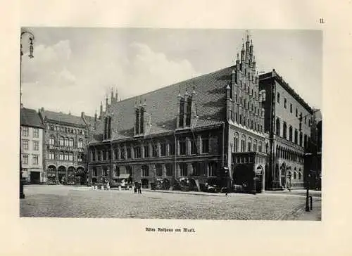 Niedersachsen Hannover Stadt Geschichte Rathaus Einweihung Festschrift 1913