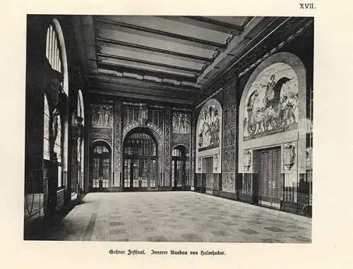 Niedersachsen Hannover Stadt Geschichte Rathaus Einweihung Festschrift 1913