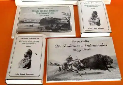USA Indianer Reise in das innere Nordamerika Prinz von Wied 4 Bände komplett