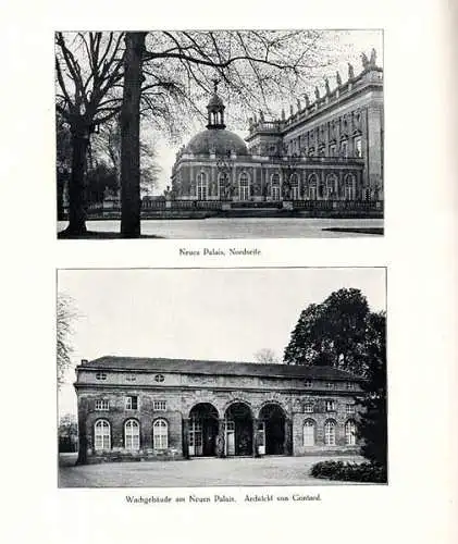 Potsdam Stadt Geschichte Architektur Schloss Garten Sanssouci Foto Bildband 1910
