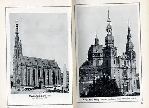 Bayern Main Franken Würzburg Stadt Geschichte Architektur Foto Bildband 1924
