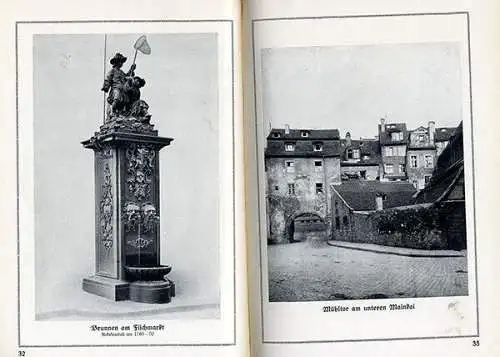 Bayern Main Franken Würzburg Stadt Geschichte Architektur Foto Bildband 1924