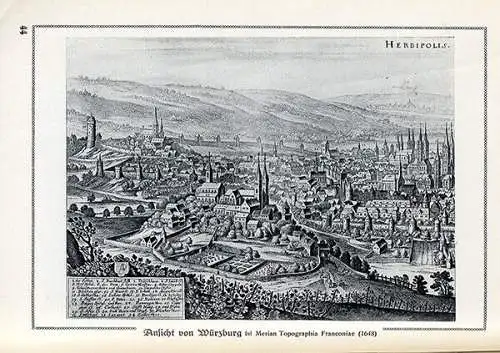 Bayern Main Franken Würzburg Stadt Geschichte Architektur Foto Bildband 1924