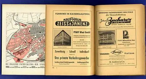 Rhein Pfalz 675 Jahre Kaiserlautern Stadt Geschichte Chronik Festschrift  1951
