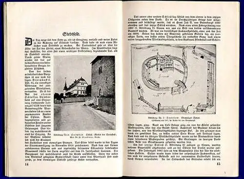 Hessen Thüringen Werra Eichsfeld Burgen Schlösser 5 Bände komplett von 1925