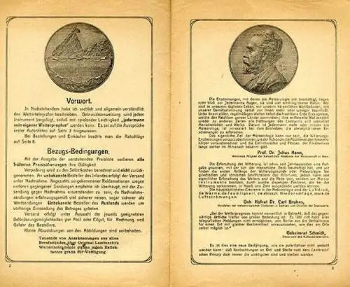 Göttingen Lambrecht Wetter Telegrafen Barometer Katalog Preisliste 1919