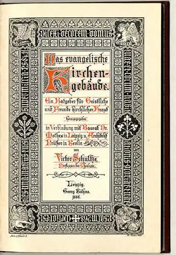 Architektur Geschichte Reformation Evangelischer Kirchen Bau in Deutschland 1886