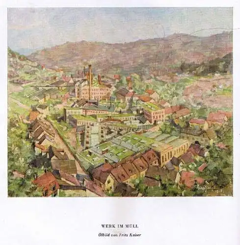 Baden Weinheim Handwerk 100 Jahre Leder Fabrik Carl Freudenberg Festschrift 1949
