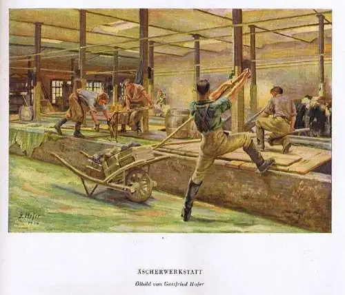 Baden Weinheim Handwerk 100 Jahre Leder Fabrik Carl Freudenberg Festschrift 1949