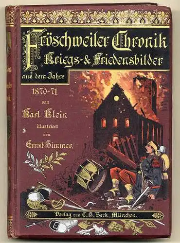 Deutschland Frankreich Elsaß Krieg 1871 Wörth Fröschweiler Chronik Prachtband