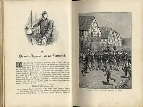 Deutschland Frankreich Elsaß Krieg 1871 Wörth Fröschweiler Chronik Prachtband