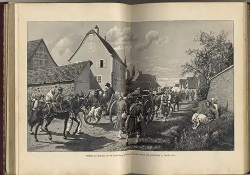 Deutschland Frankreich Elsaß Krieg 1871 Wörth Fröschweiler Chronik Prachtband