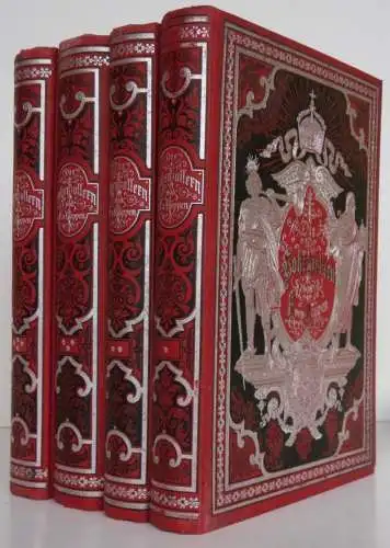 Adel Preußen Kaiserreich Geschichte der Hohenzollern 4 Bände komplett 1884
