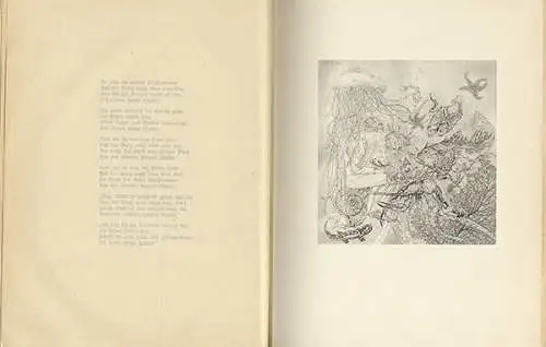 Kunst Grafik Sulamith Wülfing Rainer Maria Rilke Gedichte Band 2 Farbtafeln 1933