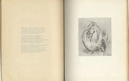 Kunst Grafik Sulamith Wülfing Rainer Maria Rilke Gedichte Band 2 Farbtafeln 1933