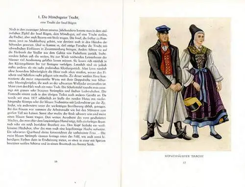 Deutsche Trachten Ostsee Bayern Odenwald Lausitz Heimat Volkskunde Buch 1954