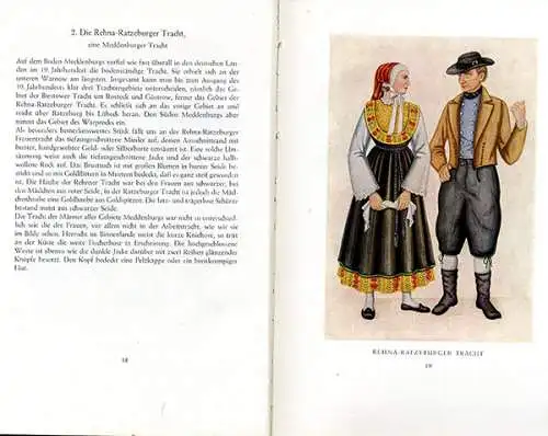 Deutsche Trachten Ostsee Bayern Odenwald Lausitz Heimat Volkskunde Buch 1954