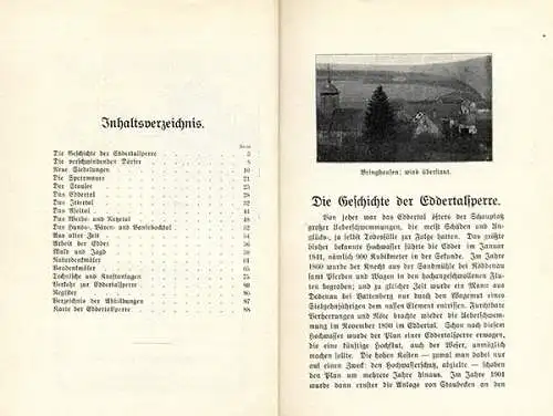 Hessen Kassel Waldeck Edersee Talsperre Stausee Heimatbuch 1914