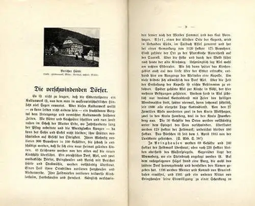 Hessen Kassel Waldeck Edersee Talsperre Stausee Heimatbuch 1914