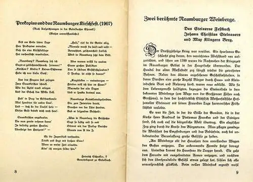 Sachsen Anhalt Saale Naumburg Stadt Geschichte Husitten 500Jahre Kirschfest 1932