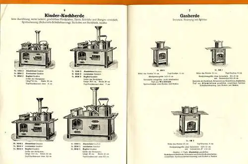 Württemberg Ludwigsburg Puppenküche Metall Spielwaren Fabrik Wagner Katalog 1932