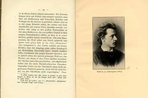 Österreich Kunst Musik Kritiker Komponist Hugo Wolf Jugendstil Gedenkbuch 1911