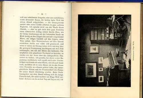 Österreich Kunst Musik Kritiker Komponist Hugo Wolf Jugendstil Gedenkbuch 1911