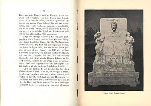 Österreich Kunst Musik Kritiker Komponist Hugo Wolf Jugendstil Gedenkbuch 1911