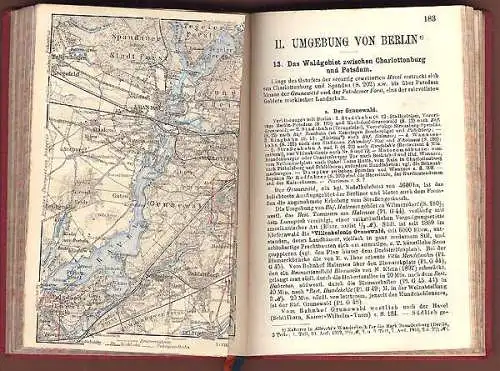 Deutsches Reich Berlin Havel Potsdam Oberspree  Baedeker Reisehandbuch 1912