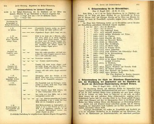 Niedersachsen Hannover Linden Landes Polizei Verordnung Statuten Buch 1908