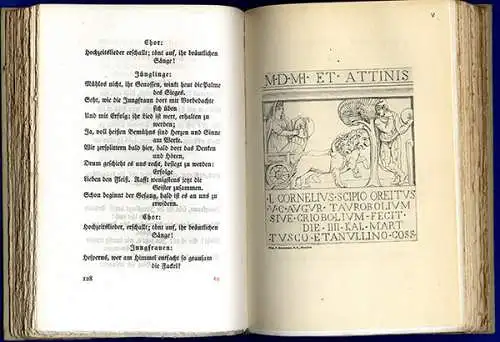 Rom Hellas Antike Literatur Catull Gedichte in Deutsche übertragen Buch 1925