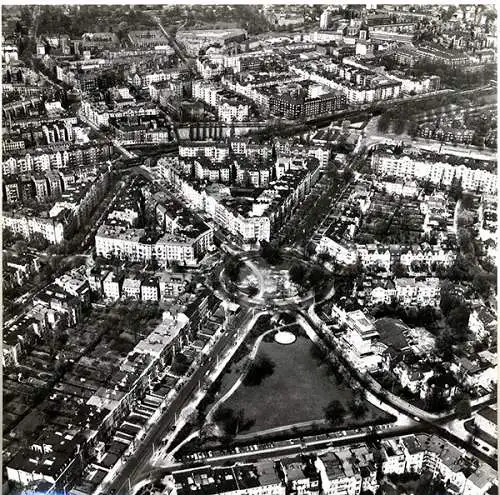 Hamburg Innenstadt Architektur Vororte 12 Original Foto Luftbilder Mappe 1976