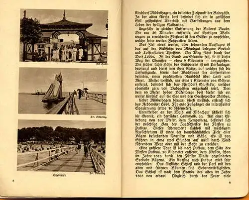 Ostsee Rügen Seebad Göhren Geschichte alter Reiseführer mit Pharus Plan 1926