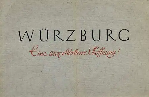 Bayern Franken Würzburg Krieg Zerstörung Wiederaufbau Stadt Geschichte  1946