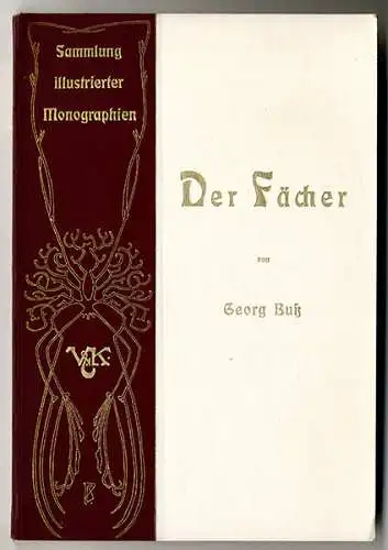 Mode Kunsthandwerk Lifestil Jugendstil Damen Fächer Monografie 1904